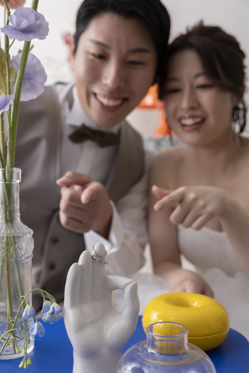 これ、私たちの指輪です!