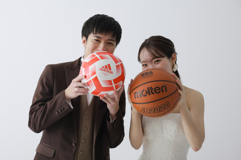 こだわりアイテムでスタジオ撮影