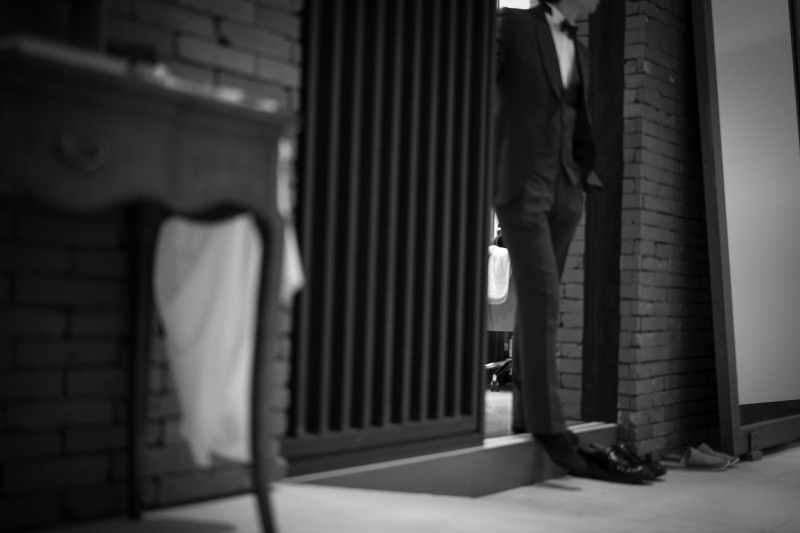 新郎様も準備OK