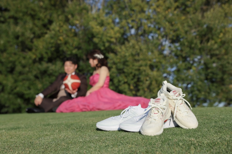 おふたりの共通の趣味はバスケットボール！