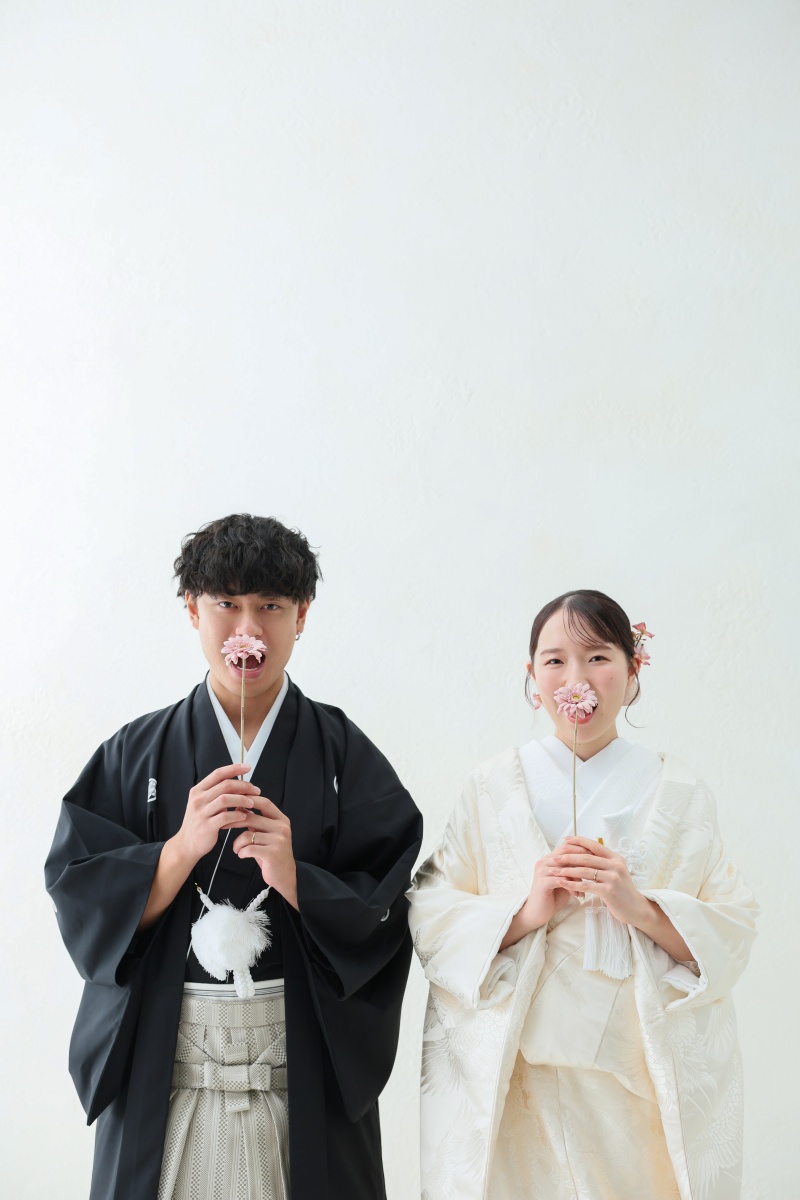 和装で残すふたりの思い出の日