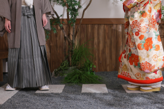 【屋内庭園】色打掛&times;色紋付