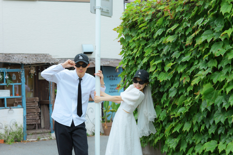 韓国風街ロケ撮影！小物やコーディネートの相談にも乗ります♡