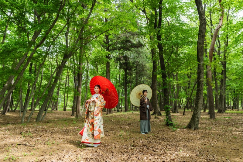 【自由に楽しくお子様とも!】みずほの自然の森公園ロケーション*データ150カット美肌小顔スタイルアップ補正付き*