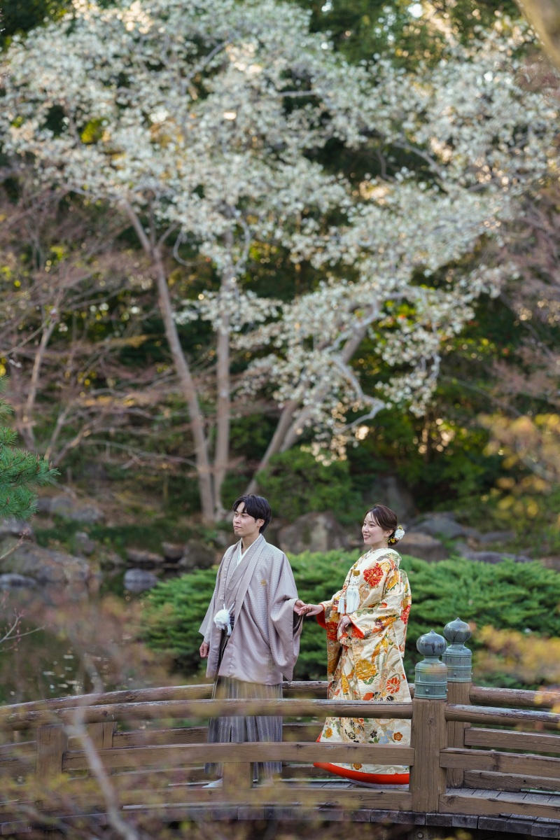 【春は桜!秋は紅葉!】和装で!栃木中央公園ロケーション*200カットデータ・美肌補正付き