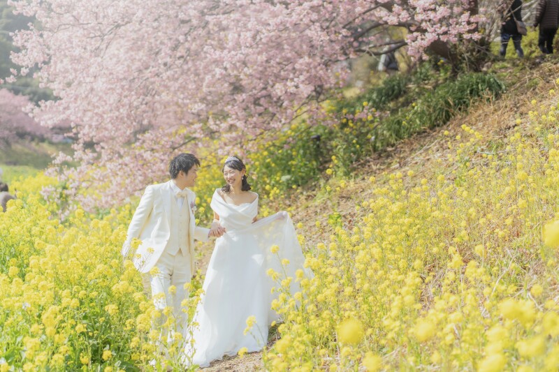 【伊豆の河津桜!プラン】伊豆河津洋装【選べる2箇所】ロケーション<300カットデータ付き>