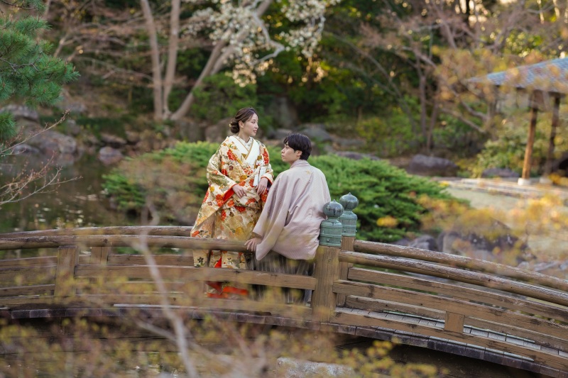 【春は桜!秋は紅葉!】和装で!栃木中央公園ロケーション*200カットデータ・美肌補正付き