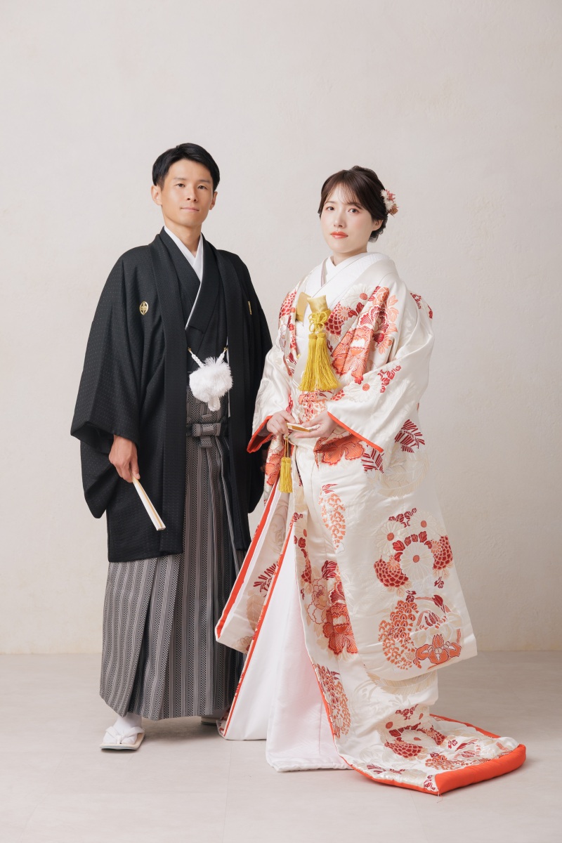 【シンプルに婚礼写真を残す】和装スタジオ<100カットデータ。美肌補正付き>