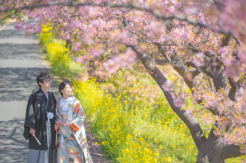 【伊豆の河津桜!プラン】伊豆河津和装ロケーション<200カットデータ付き>