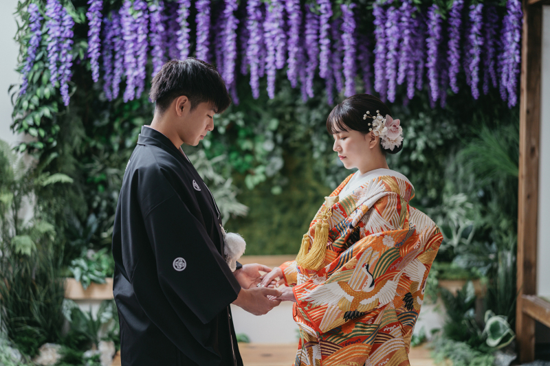 【撮る結婚式の方へ】チャペルと屋内庭園スタジオセット<300カットデータ2面台紙つき!>
