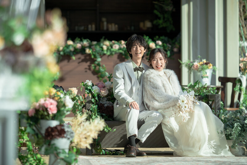 私服撮影など選べる特典付き！！【宇都宮限定】ガーデンロケーションプラン＊データ150カット美肌小顔スタイルアップ補正付き＊