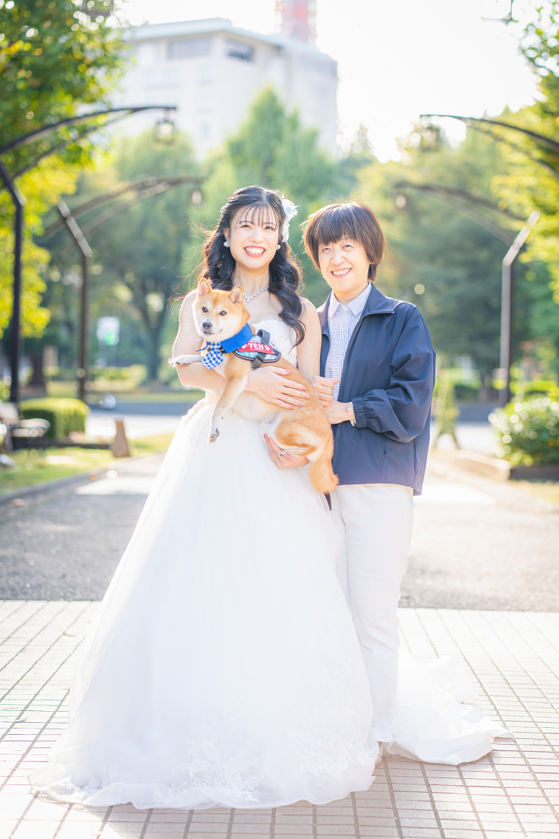 capryフォトウェディング大阪（キャプリィフォトウェディング大阪）_ペットと一緒に撮影できる