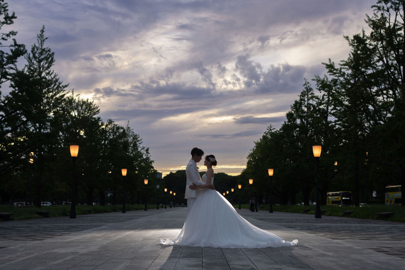 【NIGHT撮影】☆なんば周辺エリア＆御堂筋☆衣装選び放題&全カットレタッチ付き！撮影コミコミ200カット◆所要時間：約5時間◆