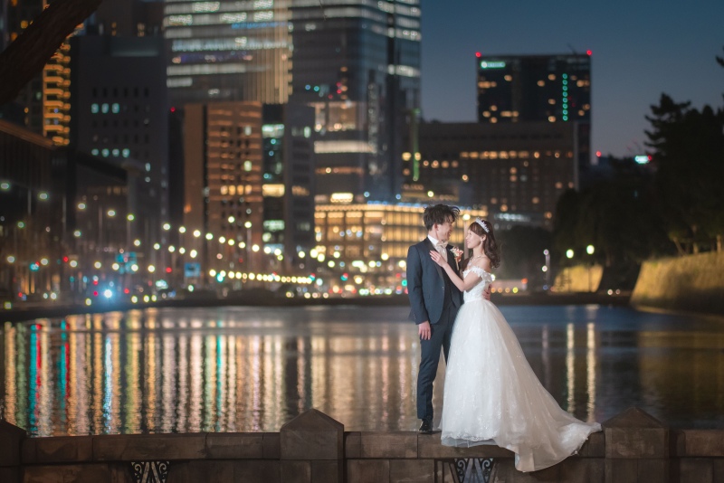 【NIGHT撮影】☆なんば周辺エリア＆御堂筋☆衣装選び放題&全カットレタッチ付き！撮影コミコミ200カット◆所要時間：約5時間◆