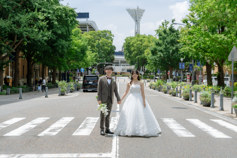 《大さん橋・洋装ロケーション撮影》横浜で迎える特別な日