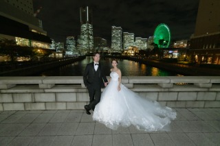 capryフォトウェディング横浜（キャプリィフォトウェディング横浜）_万国橋ナイト