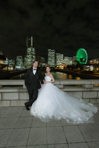 capryフォトウェディング横浜（キャプリィフォトウェディング横浜）_万国橋ナイト