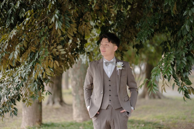 ご新郎様のソロショットも・:*+.