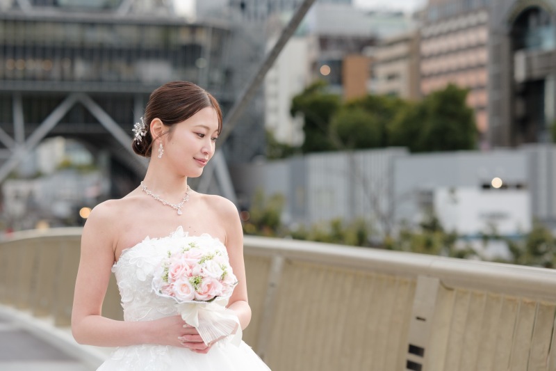 続いてご新婦様のソロショットをお撮りしました!