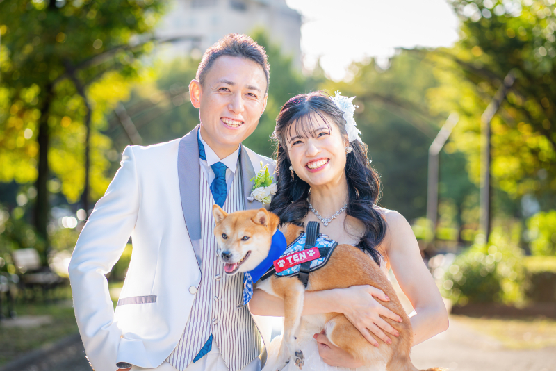 capryフォトウェディング名古屋（キャプリィフォトウェディング名古屋）_ペットと一緒に撮影できる
