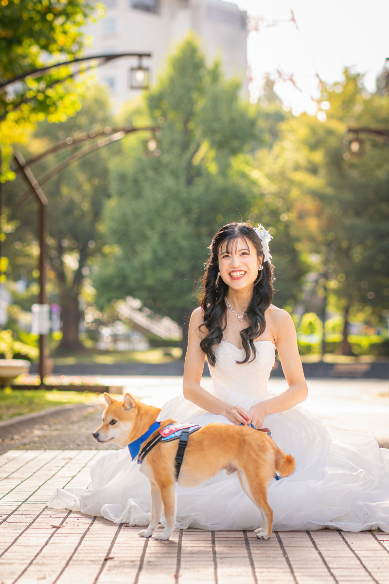 capryフォトウェディング名古屋（キャプリィフォトウェディング名古屋）_ペットと一緒に撮影できる