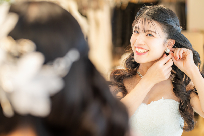 費用を気にせずやりた髪型やメイクに合う衣装をご提案