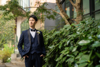 新郎ヘアセット