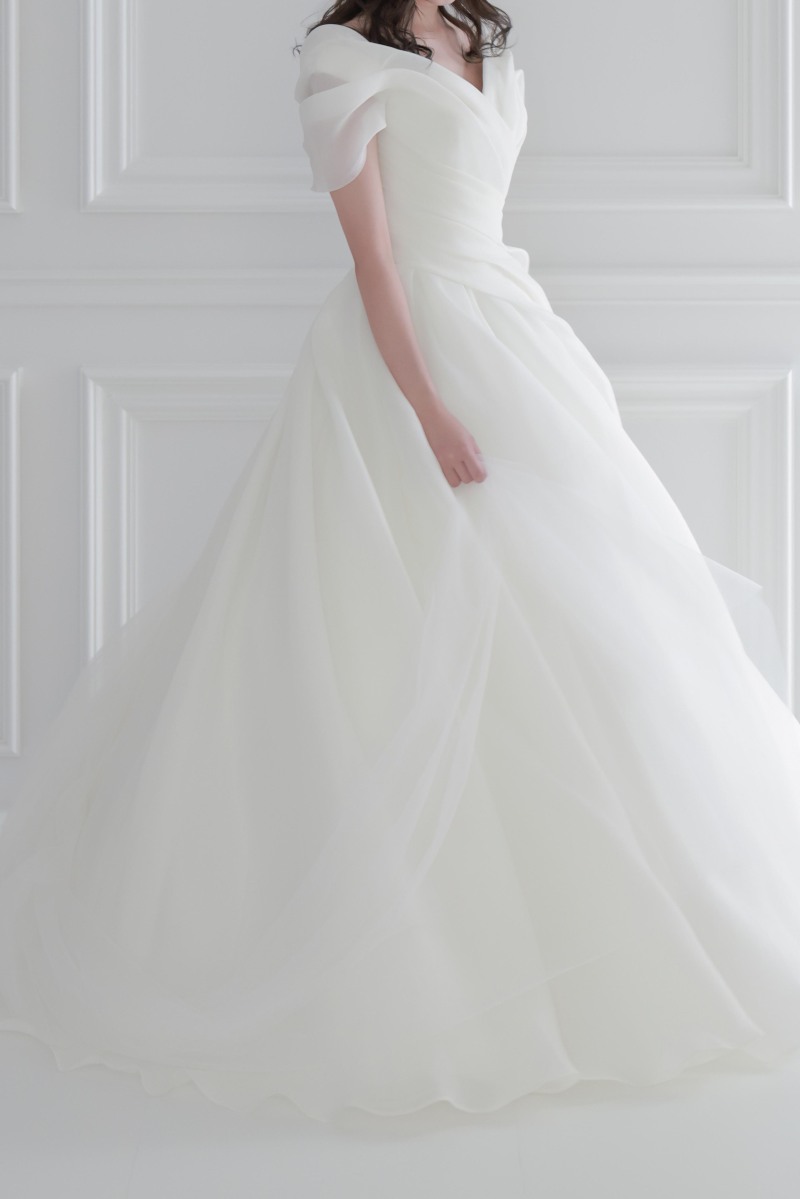 WD_029 カベルオフショルダードレス