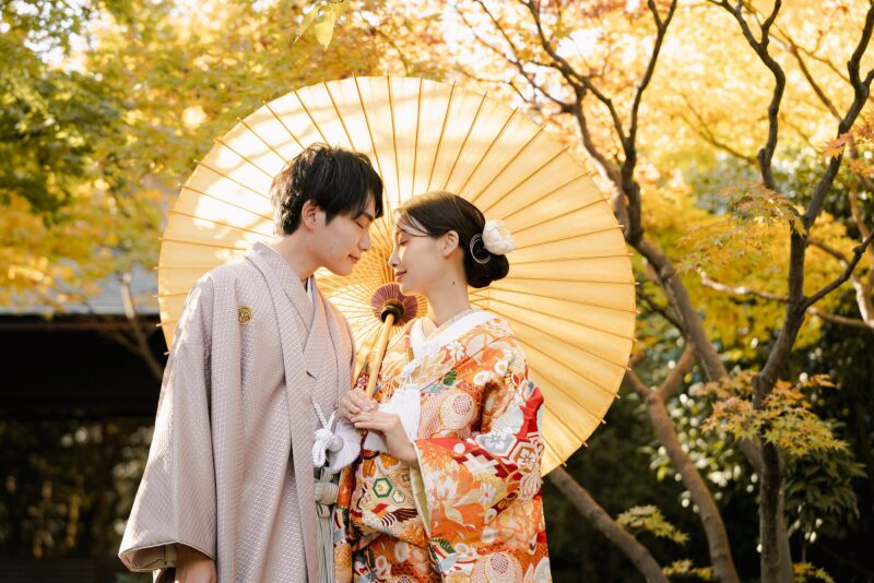 【衣装追加料金なし】目白庭園ロケ|衣装選び放題×100カット×ヘアメイク込。池泉回遊式庭園で情緒溢れる和装撮影を。