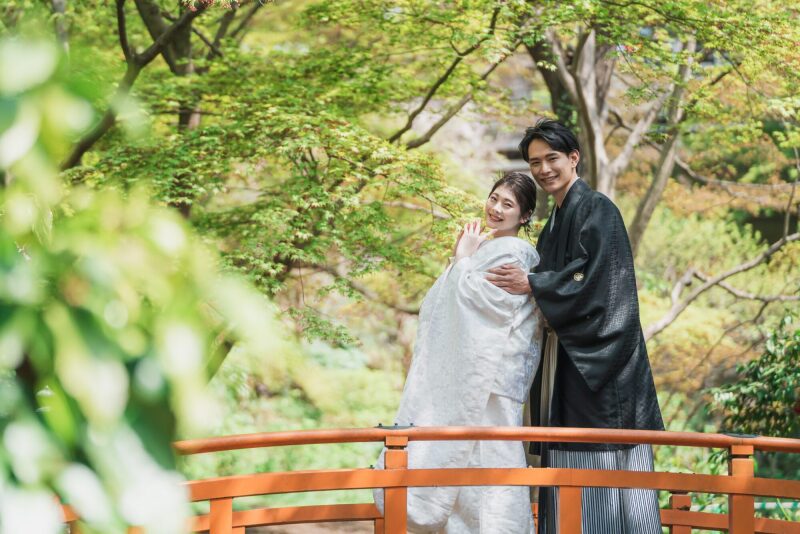 【衣装追加料金なし】等々力不動尊ロケ|衣装選び放題×100カット×ヘアメイク込。豊かな緑と静寂に包まれる和装撮影を