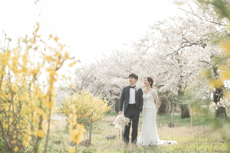 【先着5組様限定 桜フォト 洋装1着プラン 5万円OFF 早割キャンペーン】お申込み期限: 2/15(日)まで