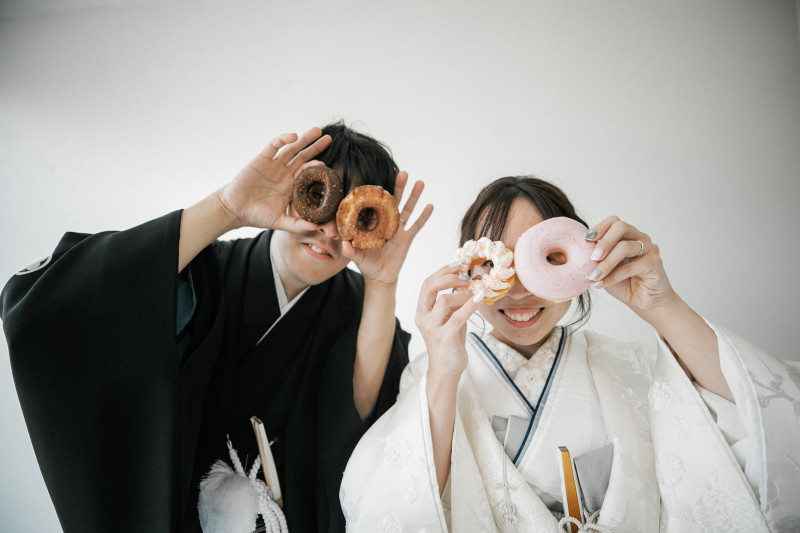 【1～2月撮影限定！50％OFF】和装＋洋装スタジオプラン ｜249,000円&rarr;124,500円（衣装、着付け、ヘアメイク込み）