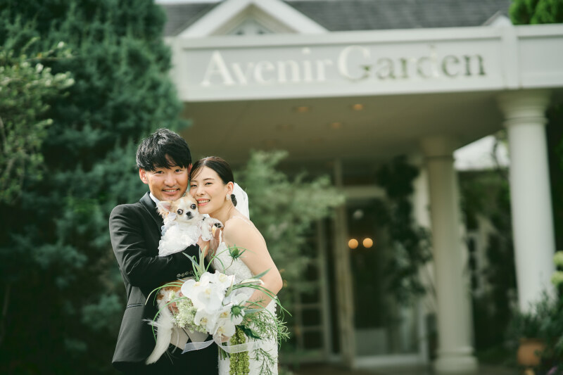 愛犬と一緒に*フォトウェディング