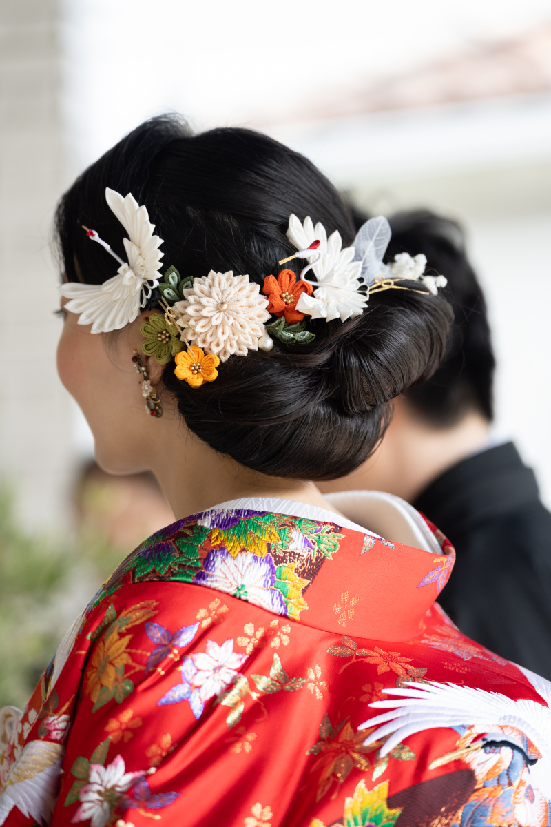 ヘアメイクもこだわって