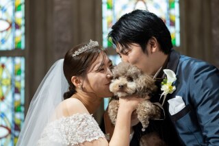 大切なペットも一緒に【大満足よくばり洋装プラン】1200坪の広大な敷地でたっぷり撮影◇ドレス2着