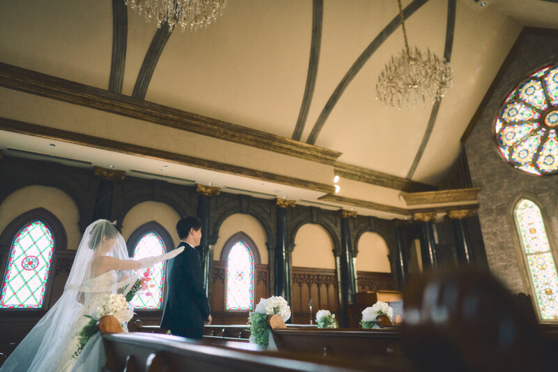 【4月までの撮影限定*一部土日OK】チャペルや広大な敷地で撮影◇ガーデンで楽しむ桜デザート付◇ドレス1着撮影