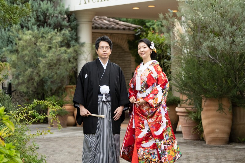 【4月までの撮影限定*一部土日OK】白無垢・色打掛の選べる和装◇ガーデンで楽しむ桜デザート付◇和装1着撮影