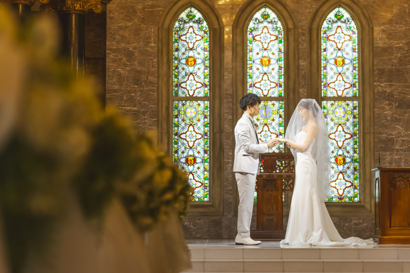 【ご家族様との会食付】チャペル撮影付フォト＆お食事会セットPLAN◇ドレス1着