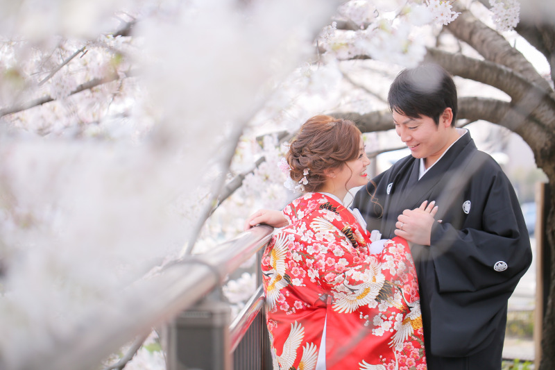 期間限定【和装×ロケーションフォトプラン¥307,000→¥184,200】白無垢or色打掛50着の中から選べる♪