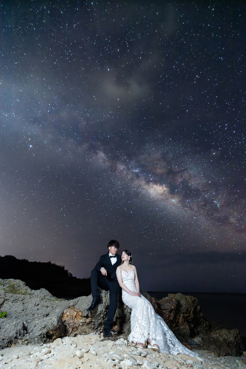 星空ウェディングフォト１５カット保証