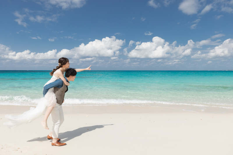 宮古ブルーが広がる崖☆3時間程度の２ヶ所撮影プラン☆１５０カット保証 ドローン撮影付き