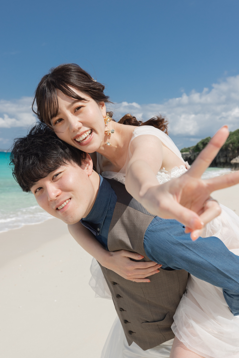 【3月～6月撮影限定】当店オススメ◎ビーチロケフォト＆ムービープラン◆ドローン写真＆動画＋全データ納品＋洋装1着付き｜雨天保証！