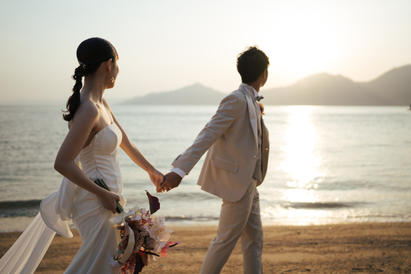 サンセットの時間に合わせてビーチへ移動