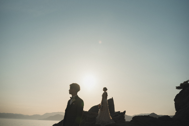 美しい夕景