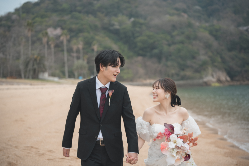 おふたりの自然な表情もしっかり撮影