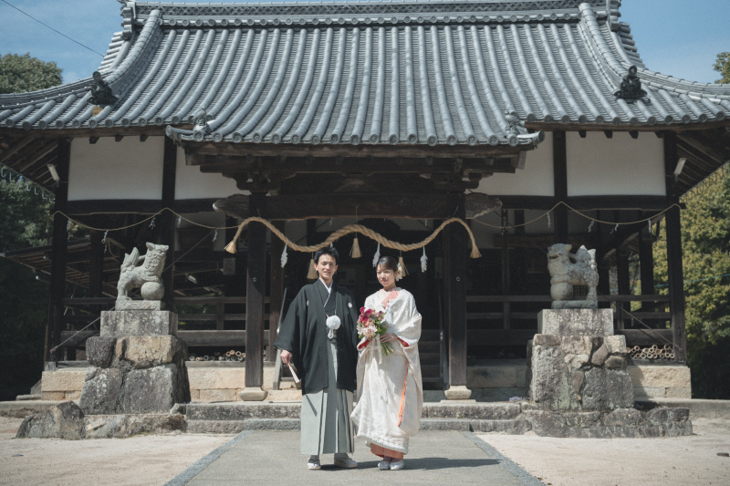 N wedding hiroshima_神社・寺院で撮影できる