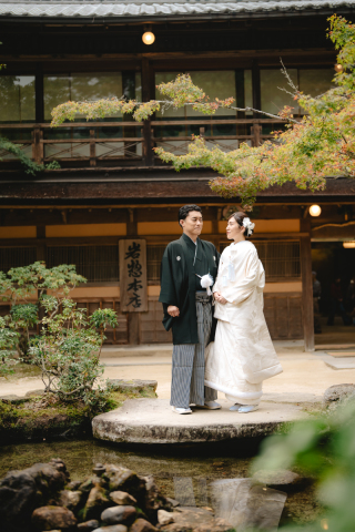 N wedding hiroshima_【宮島ロケーション】和装でめぐる宮島街並み撮影