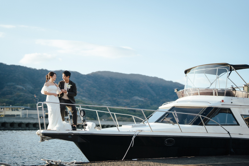 【先着5組限定価格！】瀬戸内海クルーズ撮影Plan｜ドレス1点｜オープニングムービー撮影付き｜ウェルカムボードプレゼント！
