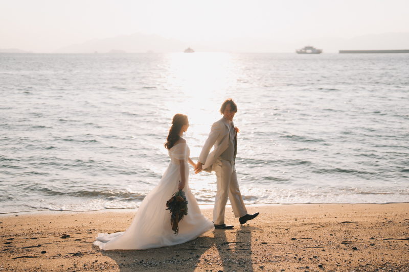 【広島市内ロケーション】Photo&movie plan|ドレス1点|海ロケ&街撮りの1dayプラン