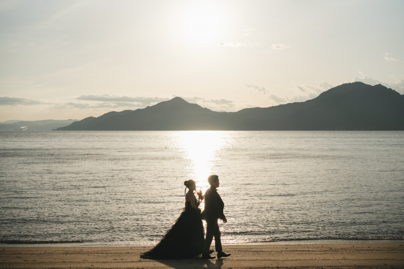 【Lulu】ドレス1点・タキシードセット付き！｜江田島ロケーション撮影｜ ドローンを使ったオープニングムービー付き★